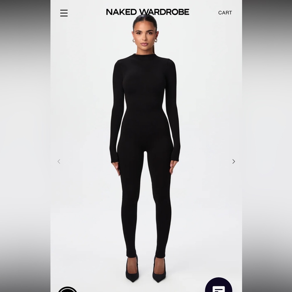 Black Long Sleeve Bodysuit